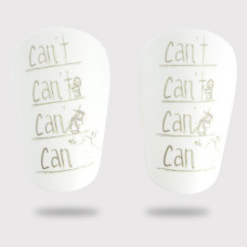 Футбольні щитки Can't  mini Guard  White/Gold 